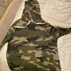 Lightweight camo hoodie